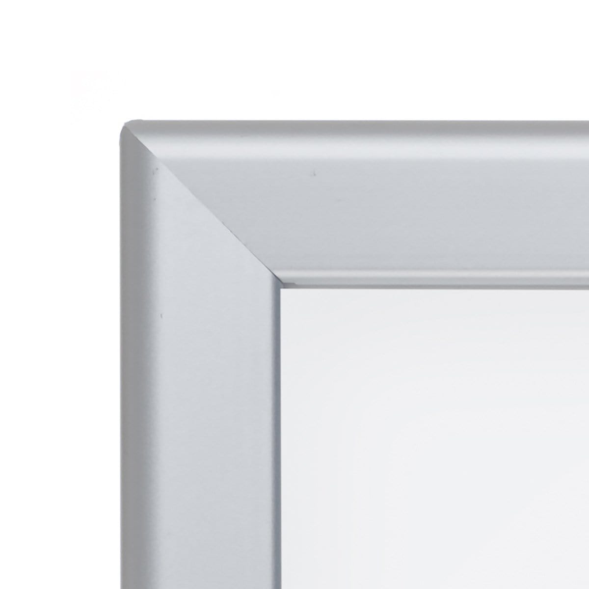 24x48 Silver SnapeZo® Snap Frame - 1.7" Profile - Snap Frames Direct