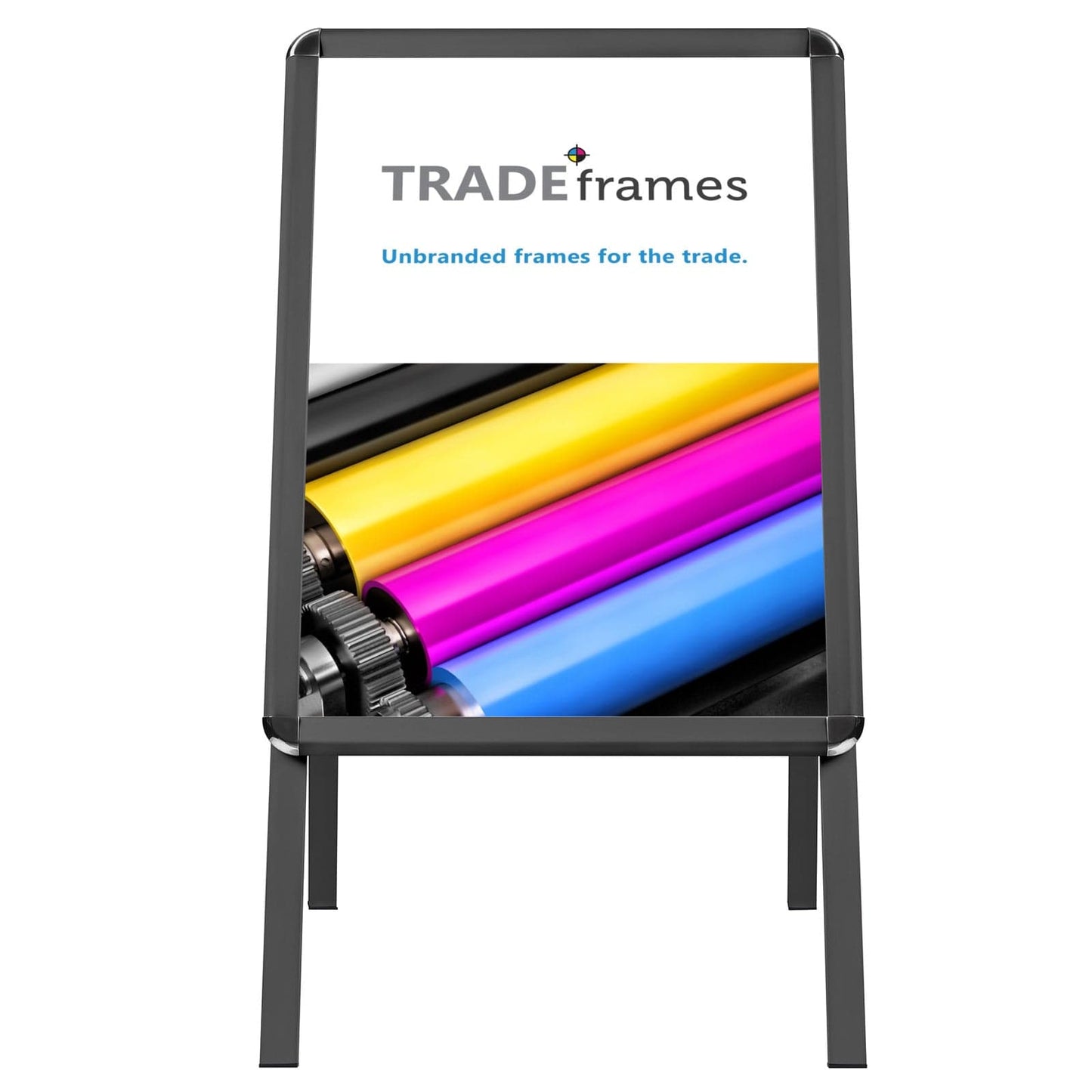 24x36 Black Sidewalk Sign 1 25 Profile Snap Frames Direct 24x36 black sidewalk sign 1 25 profile snap frames direct