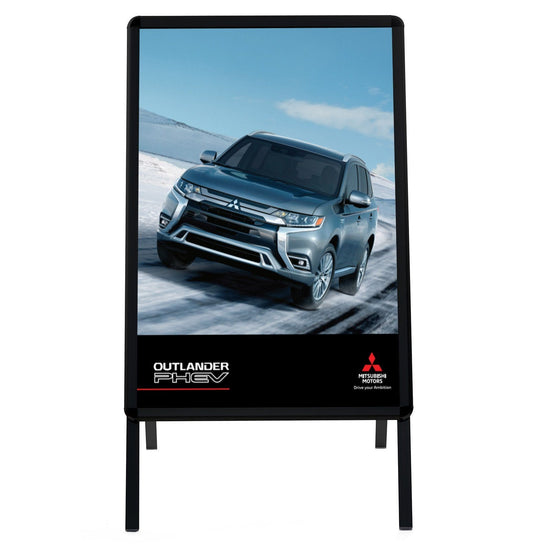 Showroom Display A-Board Black - Snap Frames Direct