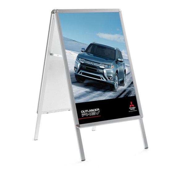 Showroom Display A-Board Silver - Snap Frames Direct