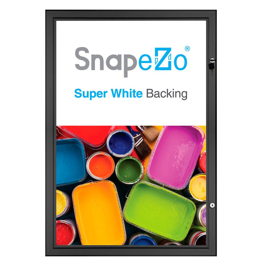 24x36 Black SnapeZo® Poster Case - 1.77" Profile - Snap Frames Direct