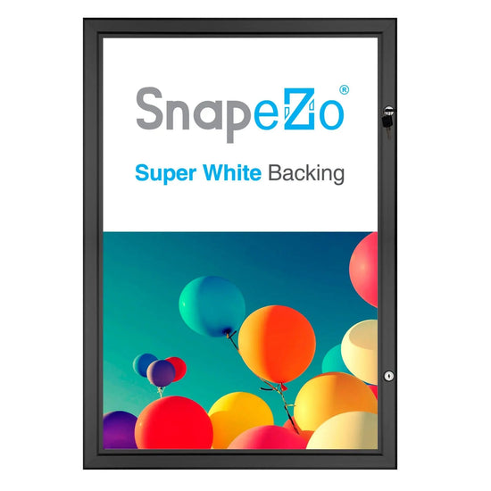 27x40 Black SnapeZo® Poster Case - 1.77" Profile - Snap Frames Direct