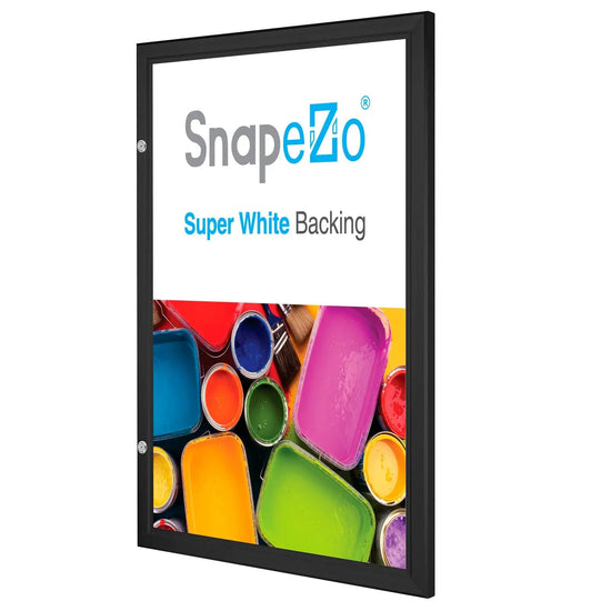 18x24 Black SnapeZo® Poster Case - 1.77" Profile - Snap Frames Direct