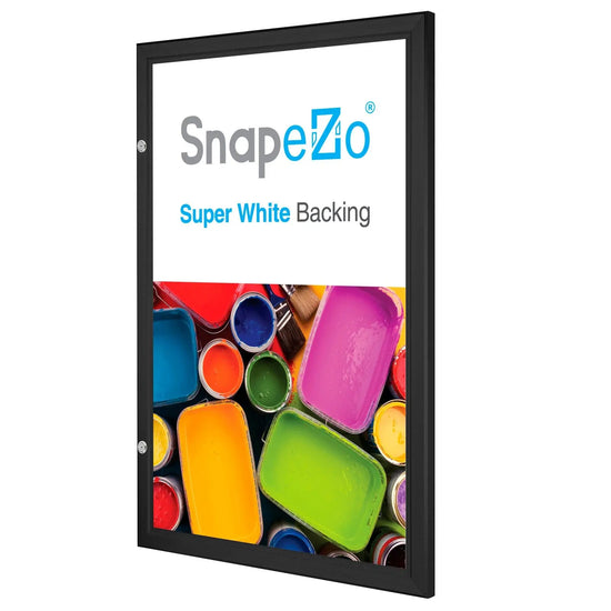 27x41 Black SnapeZo® Poster Case - 1.77" Profile - Snap Frames Direct