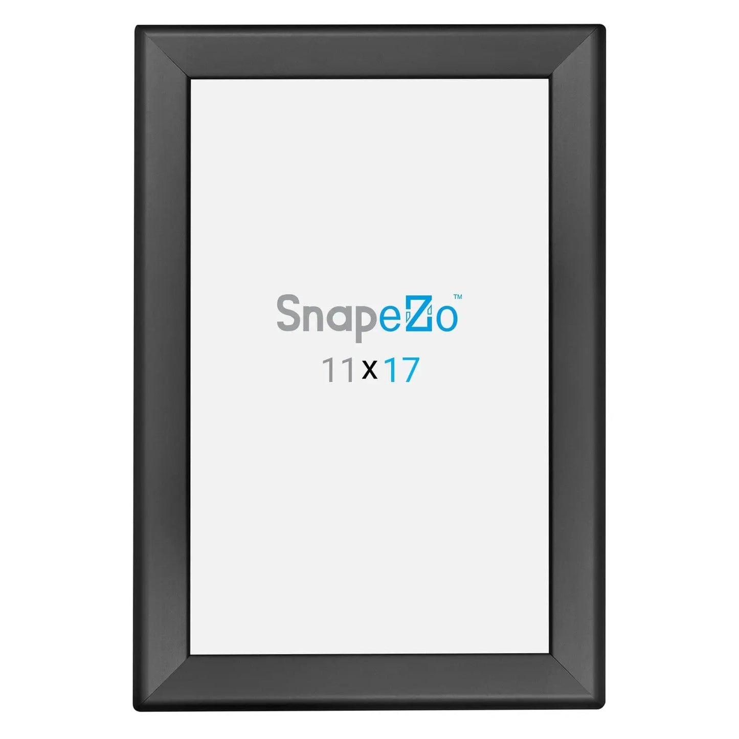 11x17 Black SnapeZo® Double-Sided - 1.25" Profile - Snap Frames Direct