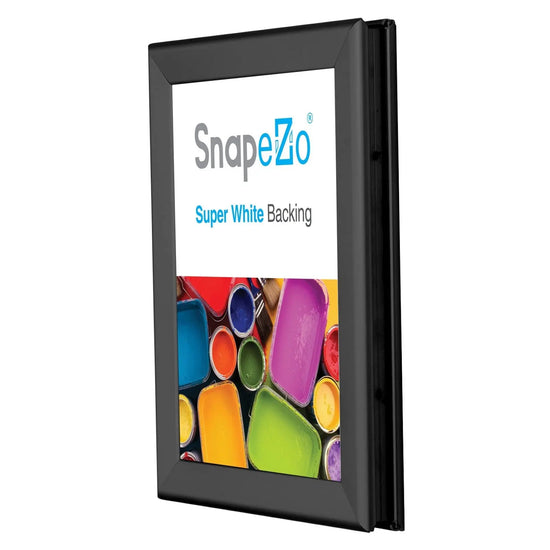 8.5x11 Black SnapeZo® Double-Sided - 1.25" Profile - Snap Frames Direct