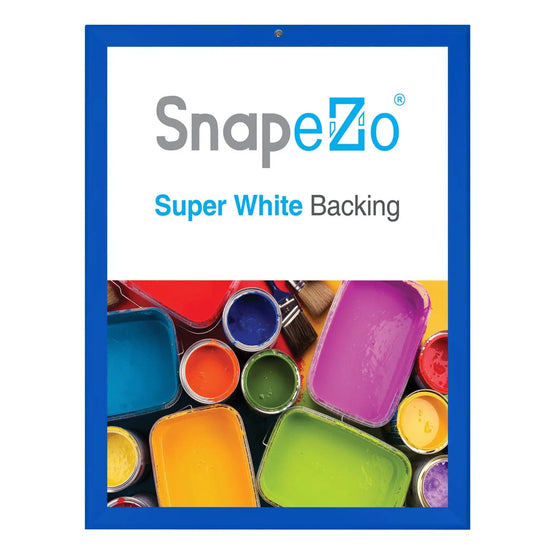 18x24 Blue SnapeZo® Locking - 1.25" Profile - Snap Frames Direct