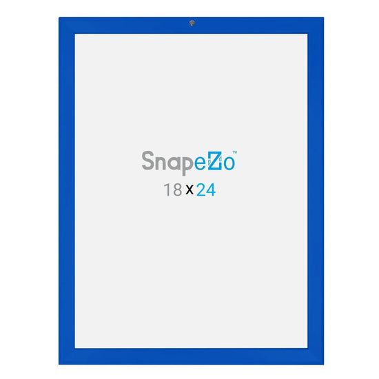 18x24 Blue SnapeZo® Locking - 1.25" Profile - Snap Frames Direct