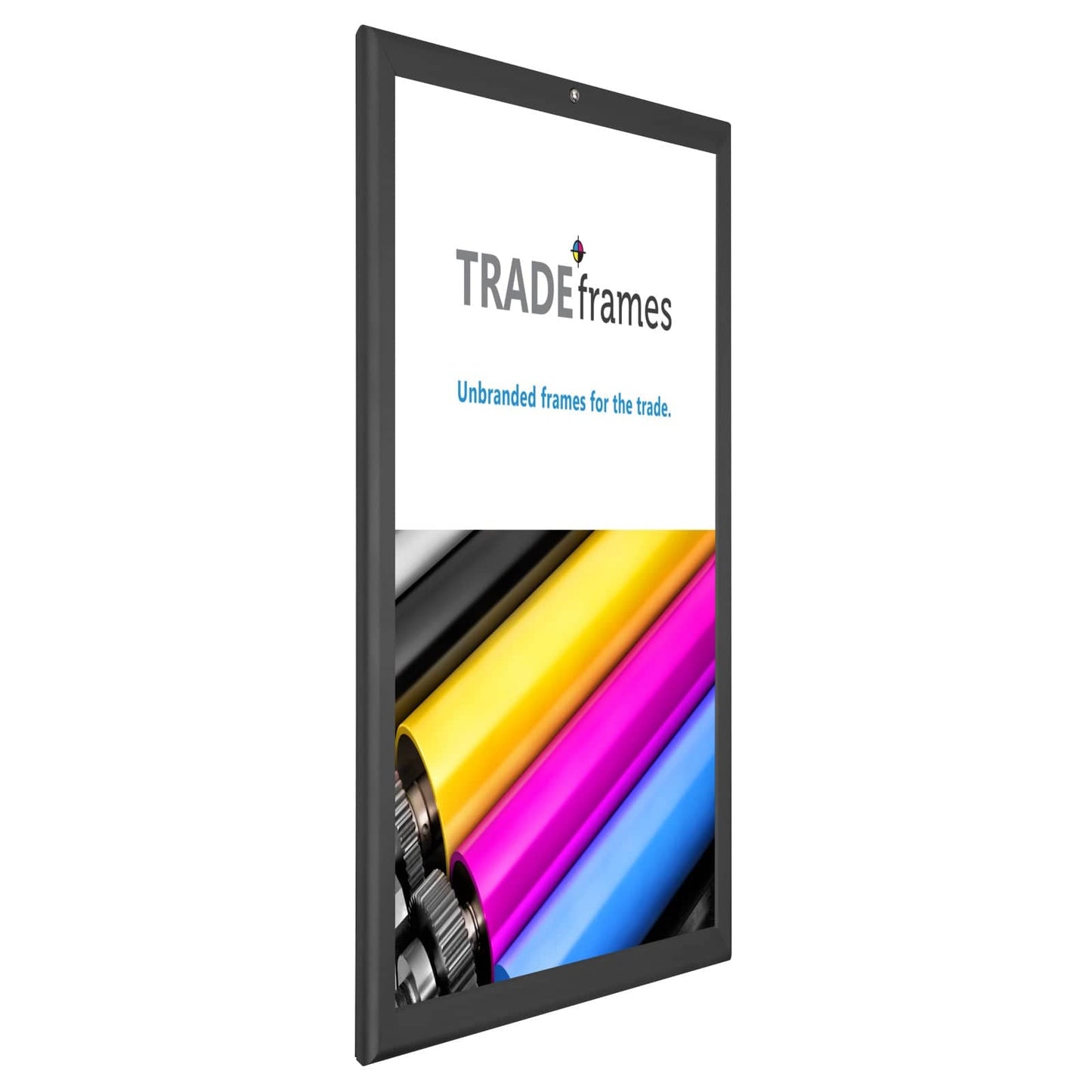 18x24 Black TRADEframe Locking - 1.25" Profile - Snap Frames Direct