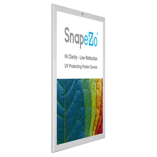 11x17 Silver SnapeZo® Locking - 1.25" Profile - Snap Frames Direct