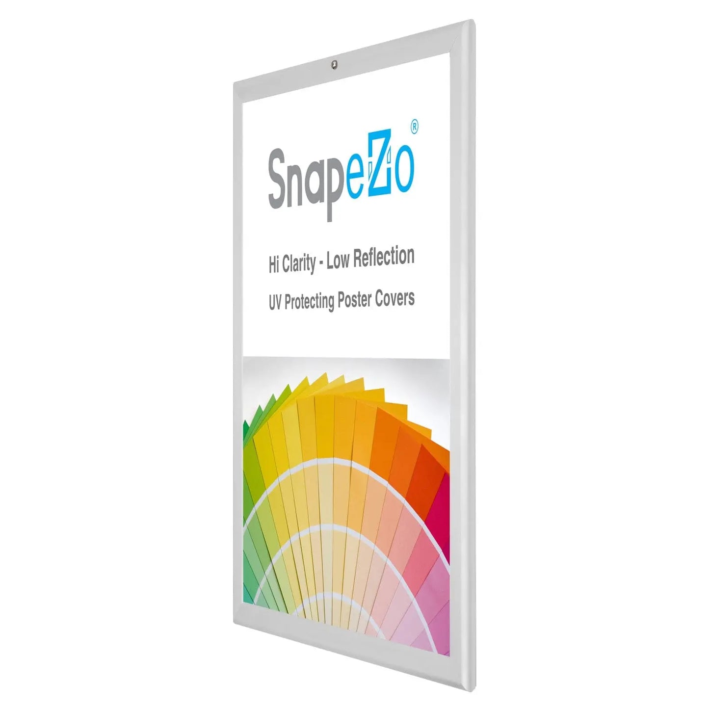 11x17 Silver SnapeZo® Locking - 1.25" Profile - Snap Frames Direct