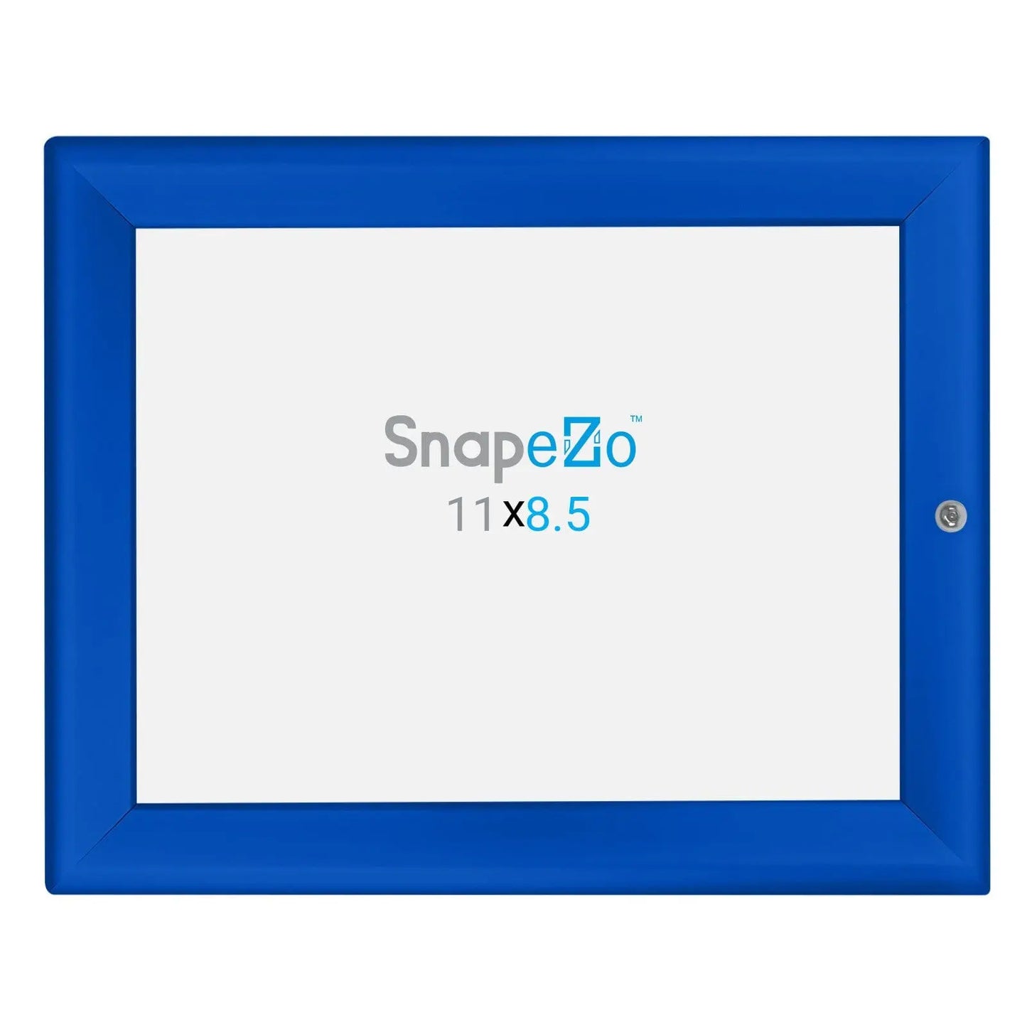 8.5x11 Blue SnapeZo® Locking - 1.25" Profile - Snap Frames Direct