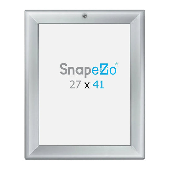 27x41 Silver SnapeZo® Locking - 1.25" Profile - Snap Frames Direct