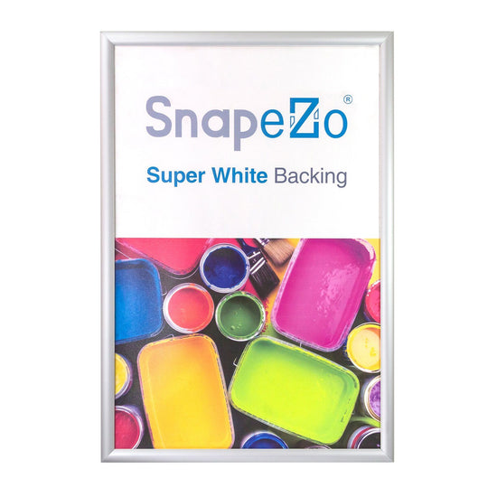 17x19 Silver SnapeZo® Snap Frame - 1.25" Profile - Snap Frames Direct