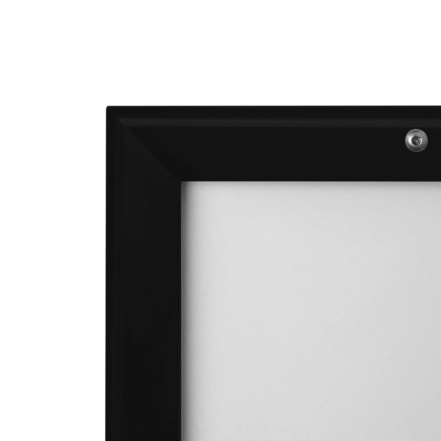 Black locking snap frame poster size 24X36 - 1.25 inch profile - Snap Frames Direct
