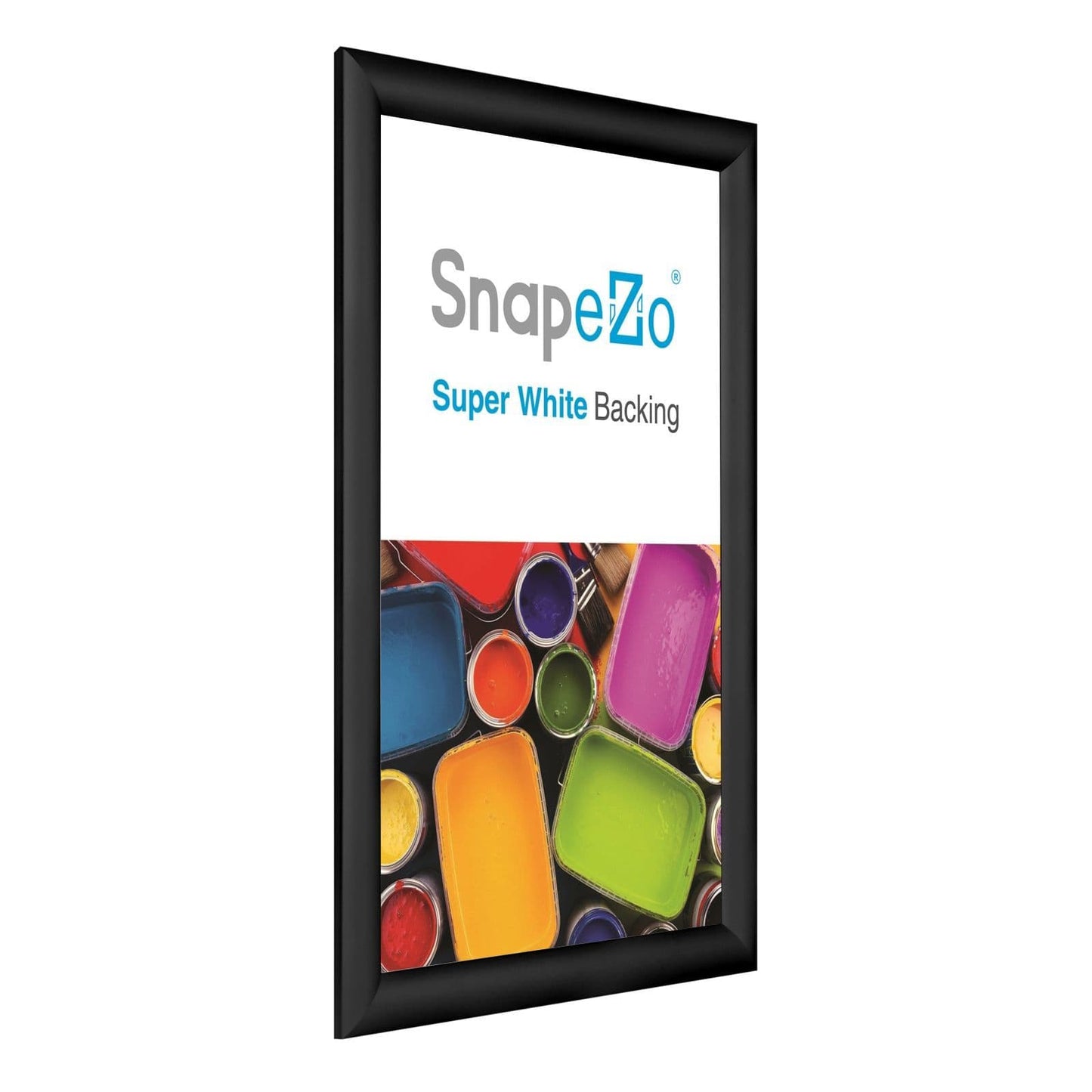 12x36 Black SnapeZo® Poster Snap Frame 1" - Snap Frames Direct