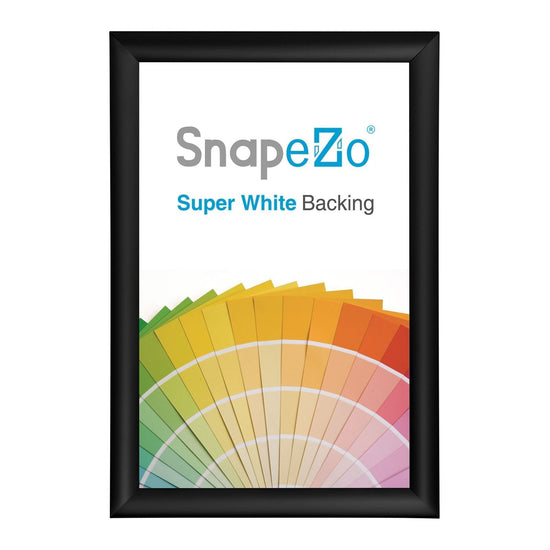 10x24 Black SnapeZo® Return Snap Frame - 1.2" Profile - Snap Frames Direct