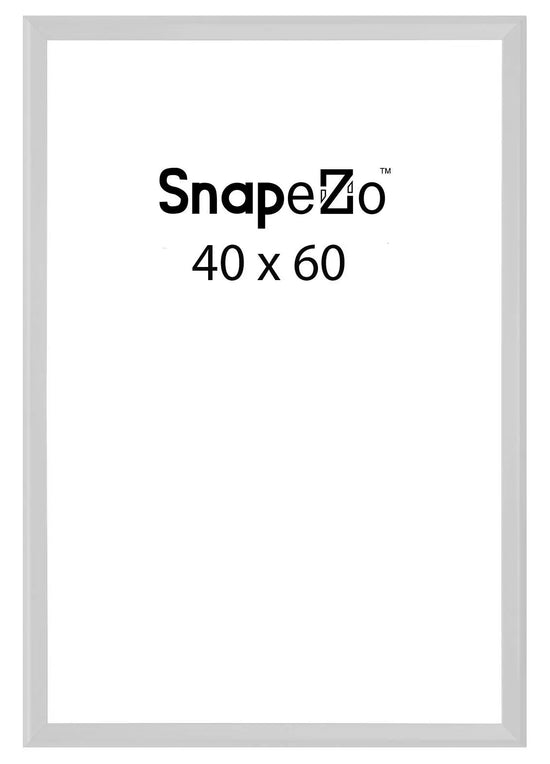 40x60 Silver Snapezo® Self-Assembly Snap Frame - 1.7 Profile – Snap Frames  Direct
