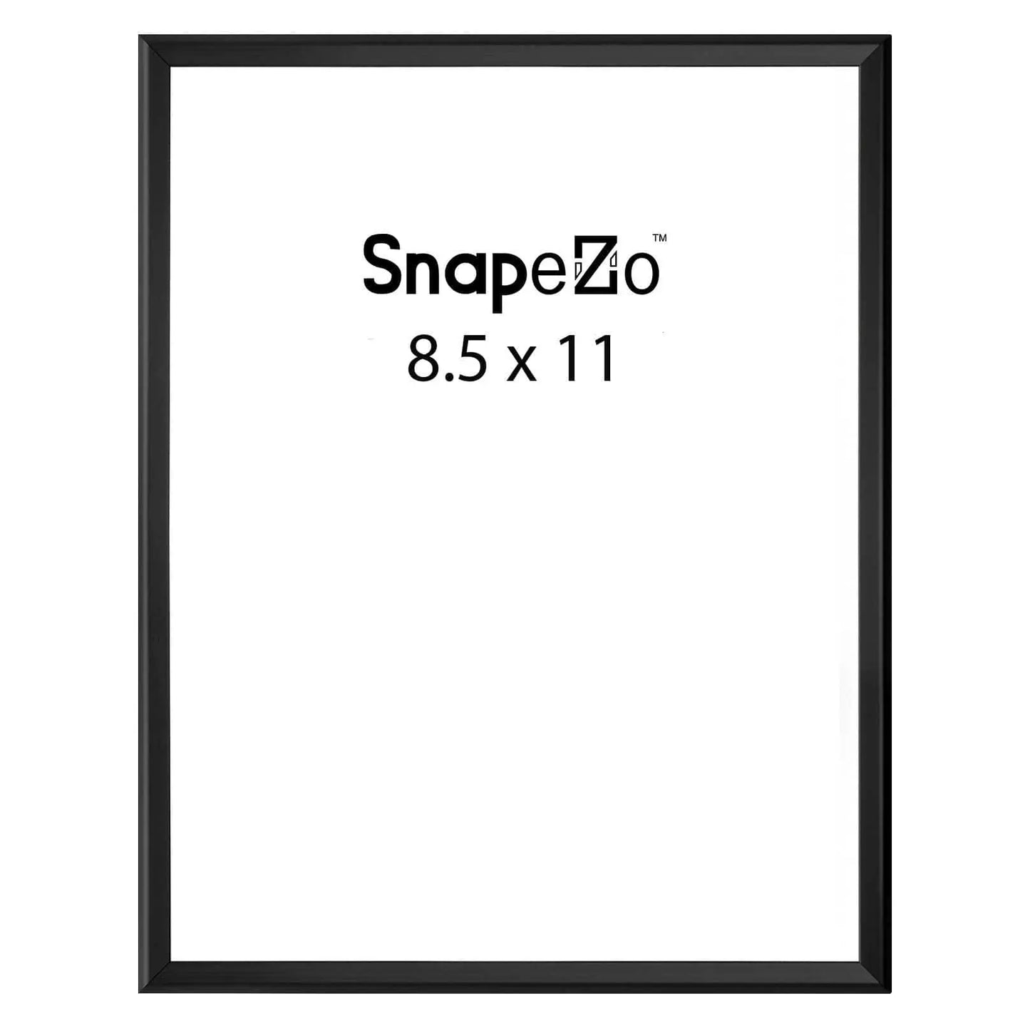 Light Wood certificate snap frame poster size 8.5X11 - 1 inch profile - Snap Frames Direct