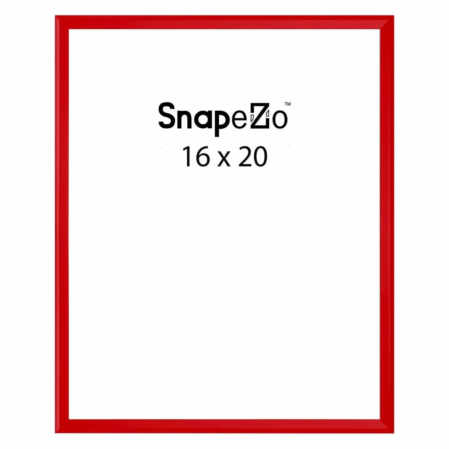 Red locking snap frame poster size 16X20 - 1.25 inch profile - Snap Frames Direct