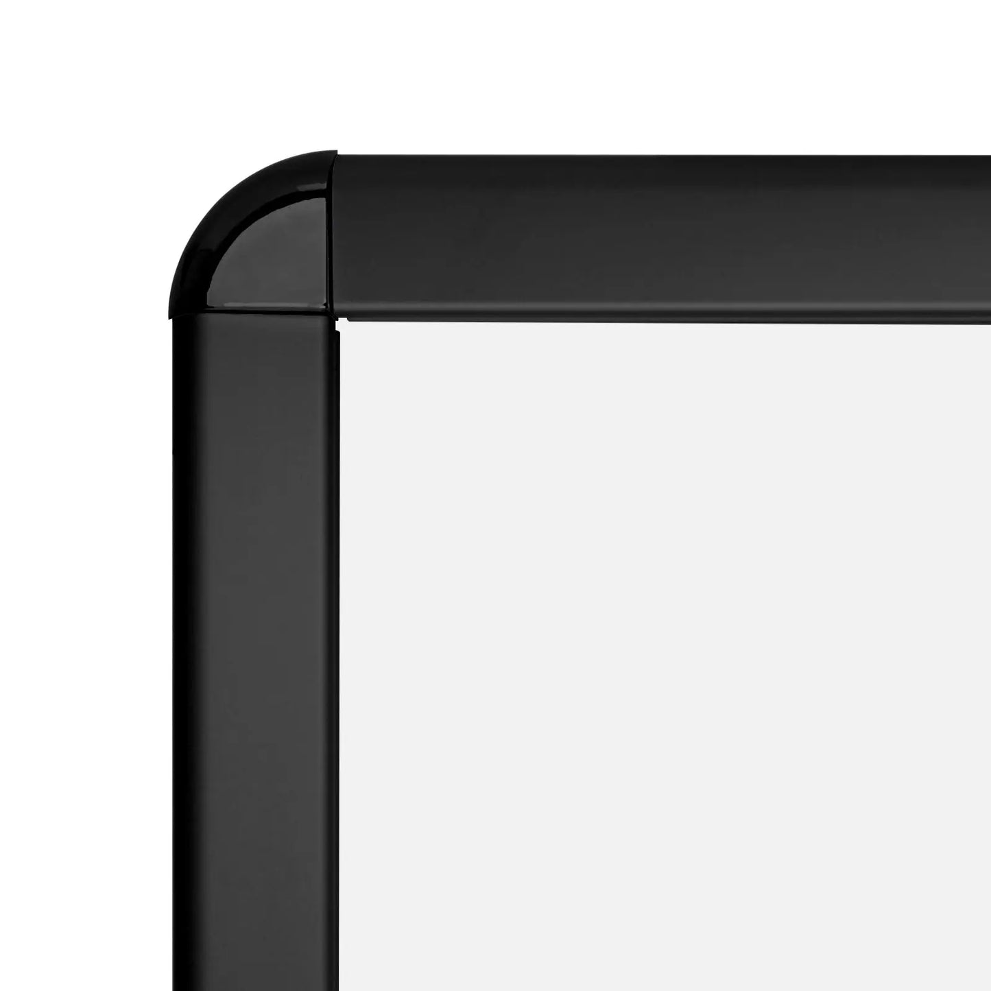 11x17 Black SnapeZo® Round-Cornered - 1.25" Profile - Snap Frames Direct