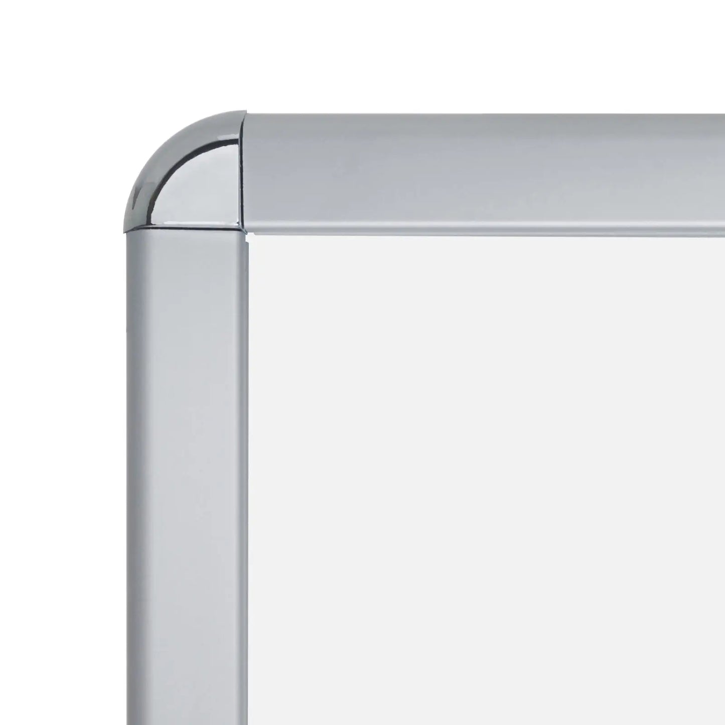 11x17 Silver SnapeZo® Round-Cornered - 1.25" Profile - Snap Frames Direct