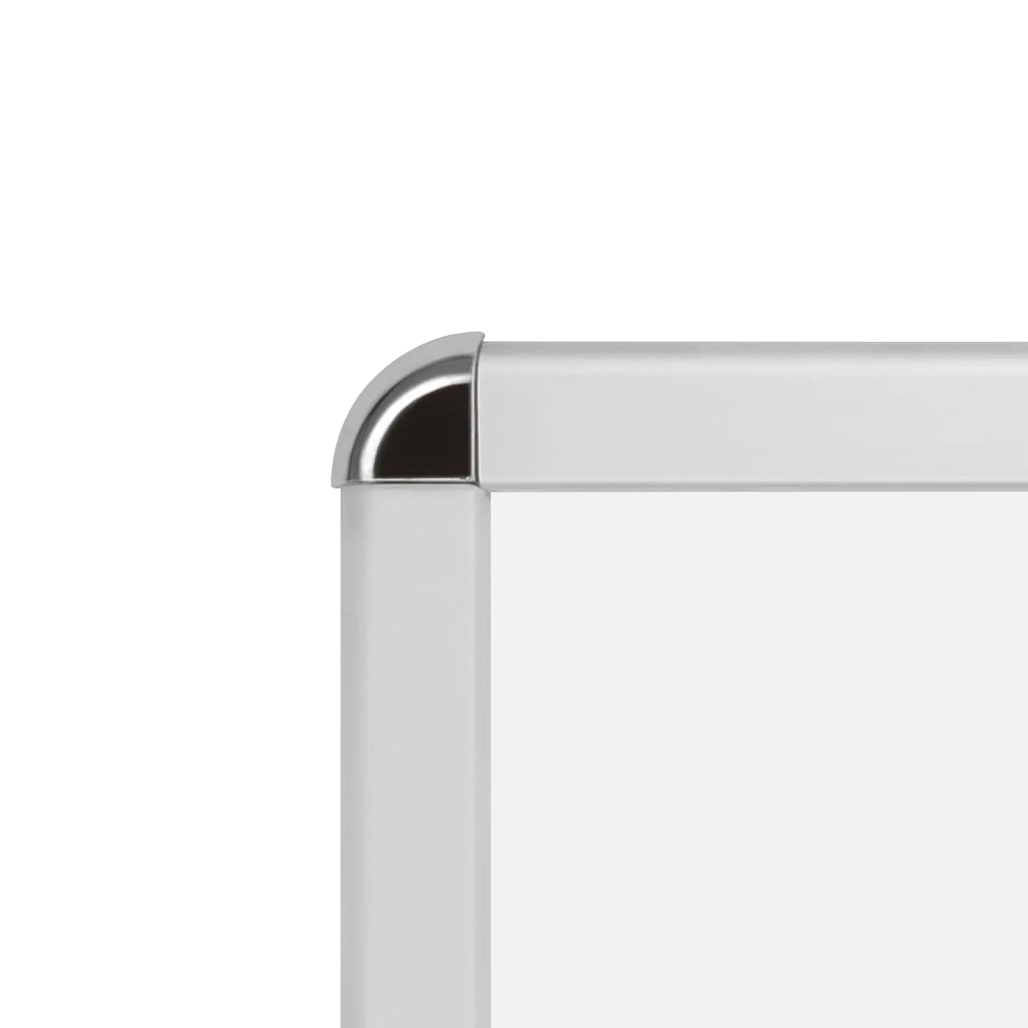 18x24 Silver SnapeZo® Round-Cornered - 1.25" Profile - Snap Frames Direct