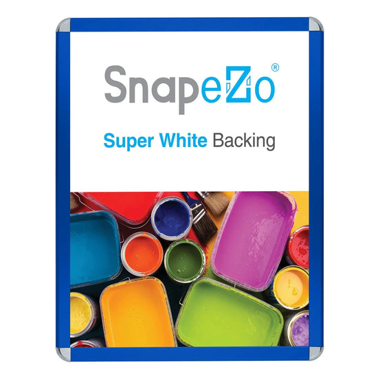 16x20 Blue SnapeZo® Round-Cornered - 1.25" Profile - Snap Frames Direct