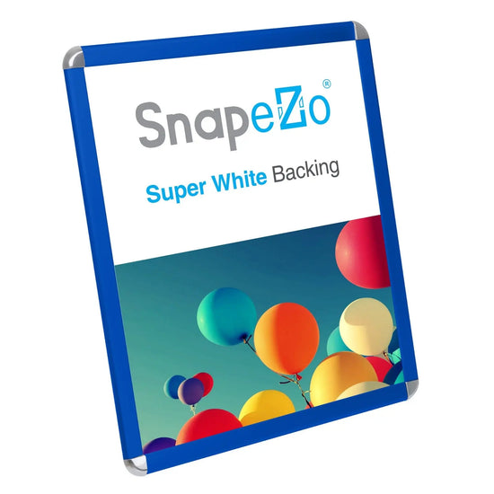 22x28 Blue SnapeZo® Round-Cornered - 1.25" Profile - Snap Frames Direct