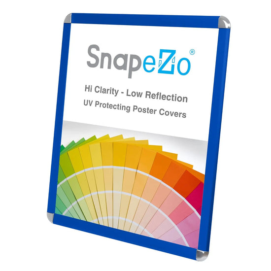 22x28 Blue SnapeZo® Round-Cornered - 1.25" Profile - Snap Frames Direct
