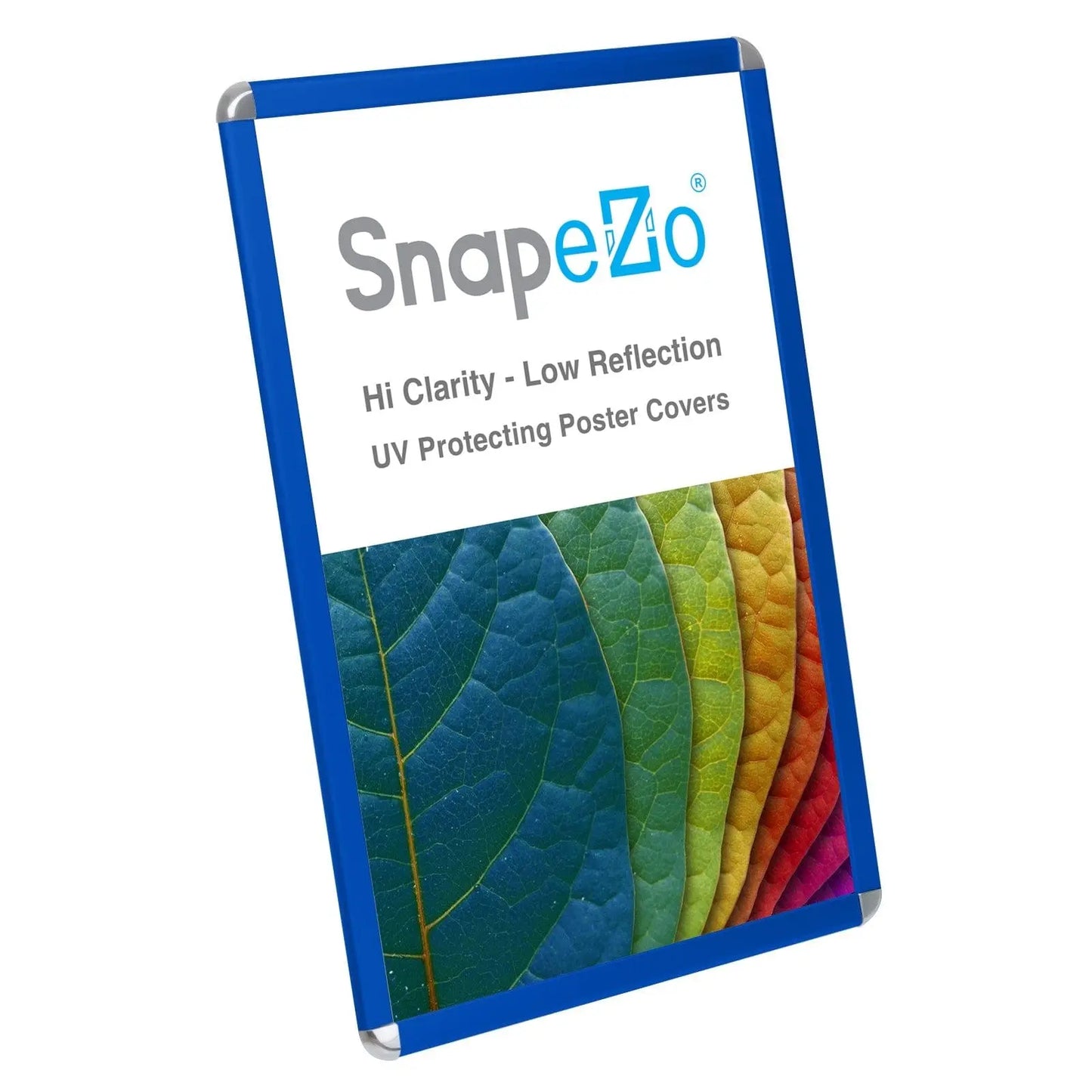 20x30 Blue SnapeZo® Round-Cornered - 1.25" Profile - Snap Frames Direct