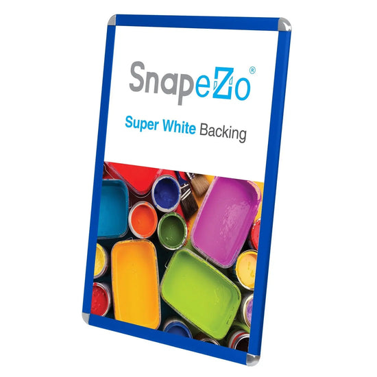 20x30 Blue SnapeZo® Round-Cornered - 1.25" Profile - Snap Frames Direct