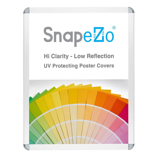 16x20 White SnapeZo® Round-Cornered - 1.25" Profile - Snap Frames Direct