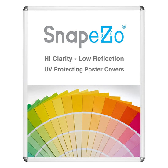 30x40 White SnapeZo® Round-Cornered - 1.25" Profile - Snap Frames Direct
