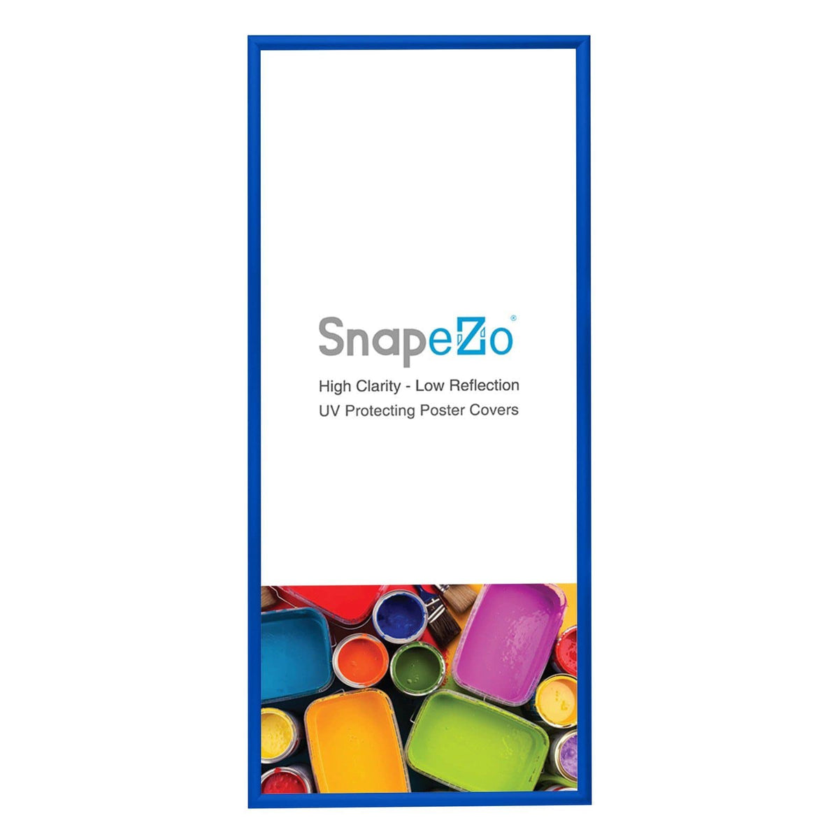 10x24 Blue Snapezo® Snap Frame 1.2" Profile Snap Frames Direct