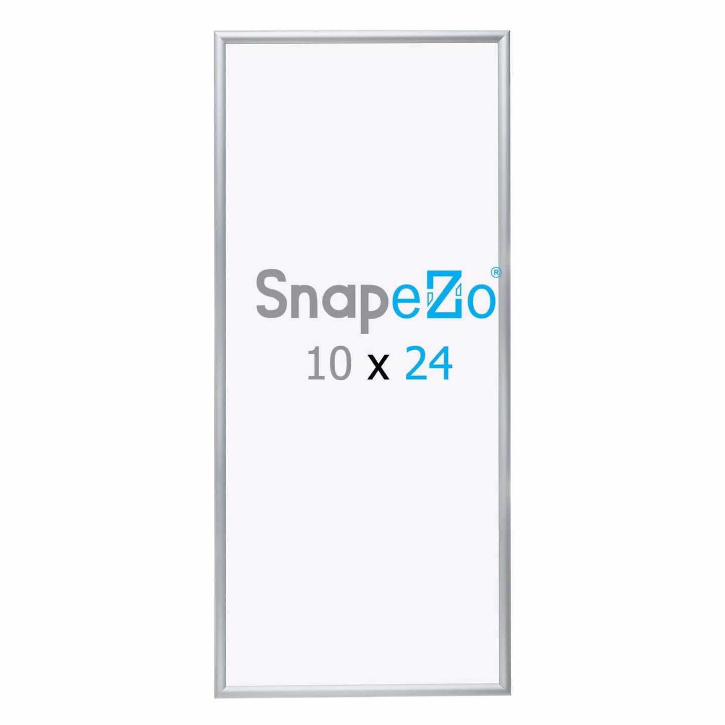 10x24 Silver SnapeZo® Snap Frame - 1.2" Profile - Snap Frames Direct