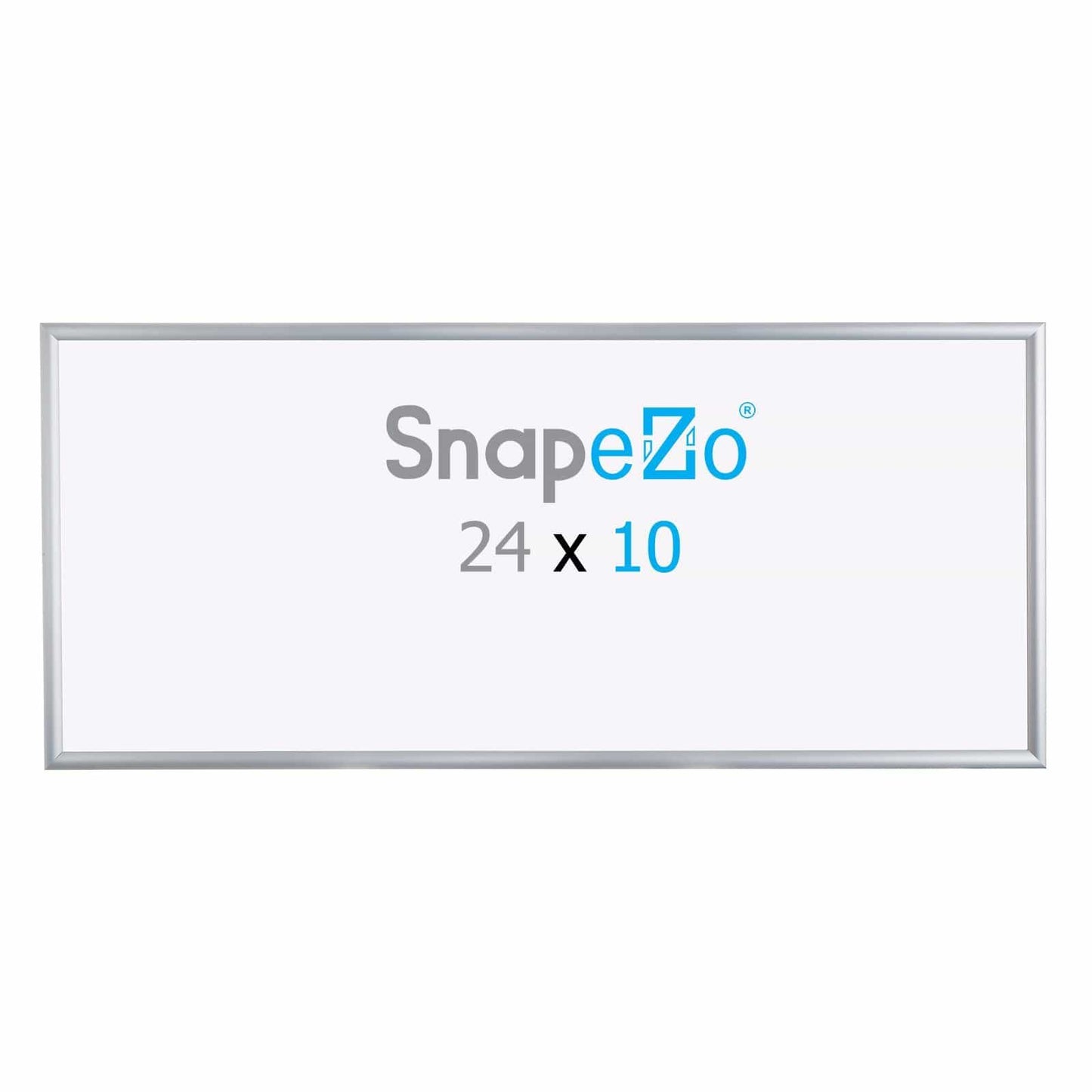 10x24 Silver SnapeZo® Snap Frame - 1.2" Profile - Snap Frames Direct