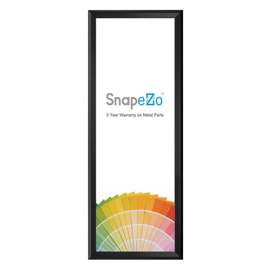 Black snap frame poster size 22X56 - 1.25 inch profile - Snap Frames Direct