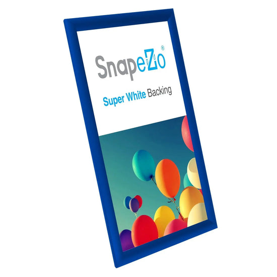 11x17 Blue SnapeZo® Snap Frame - 1" Profile - Snap Frames Direct