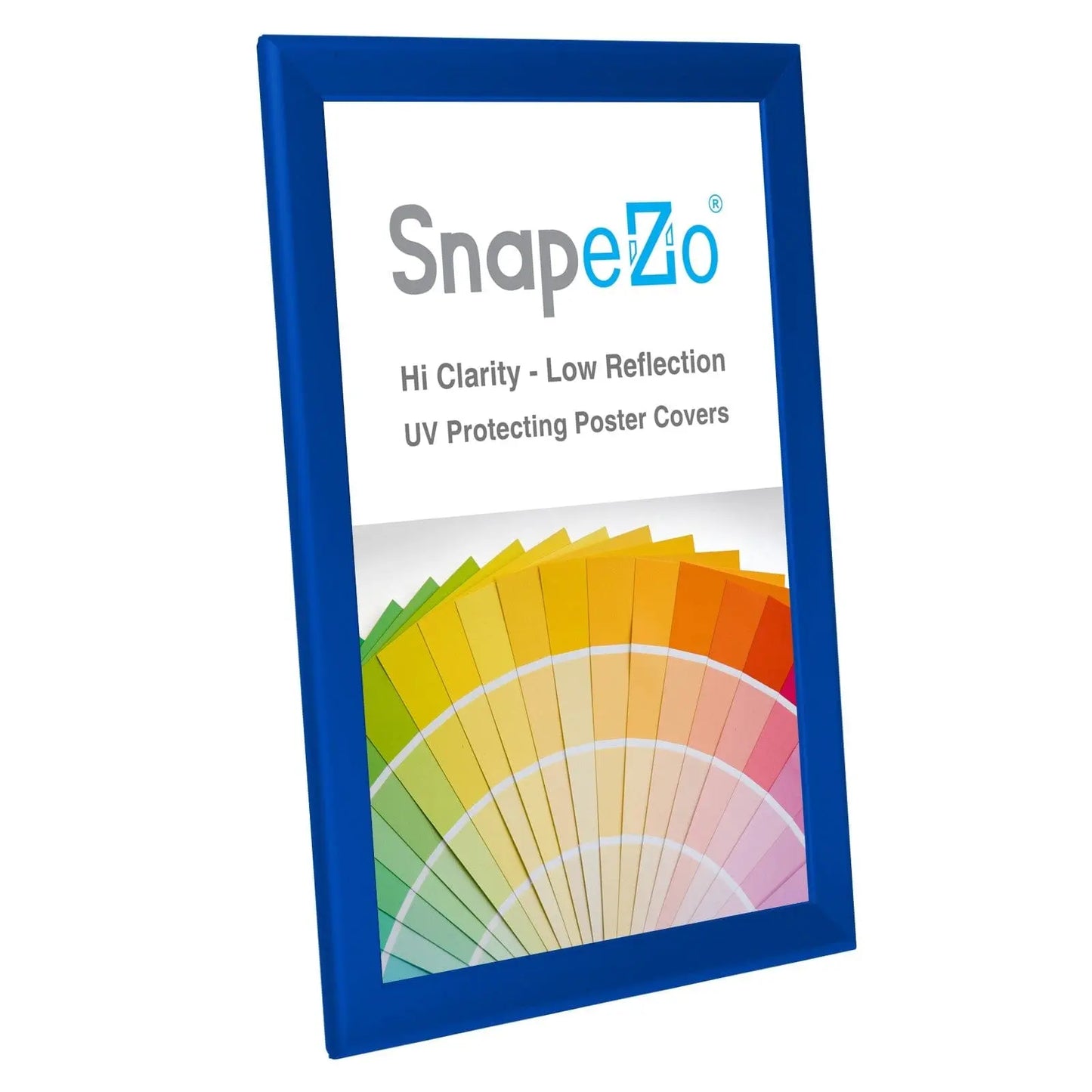 11x17 Blue SnapeZo® Snap Frame - 1.25" Profile - Snap Frames Direct
