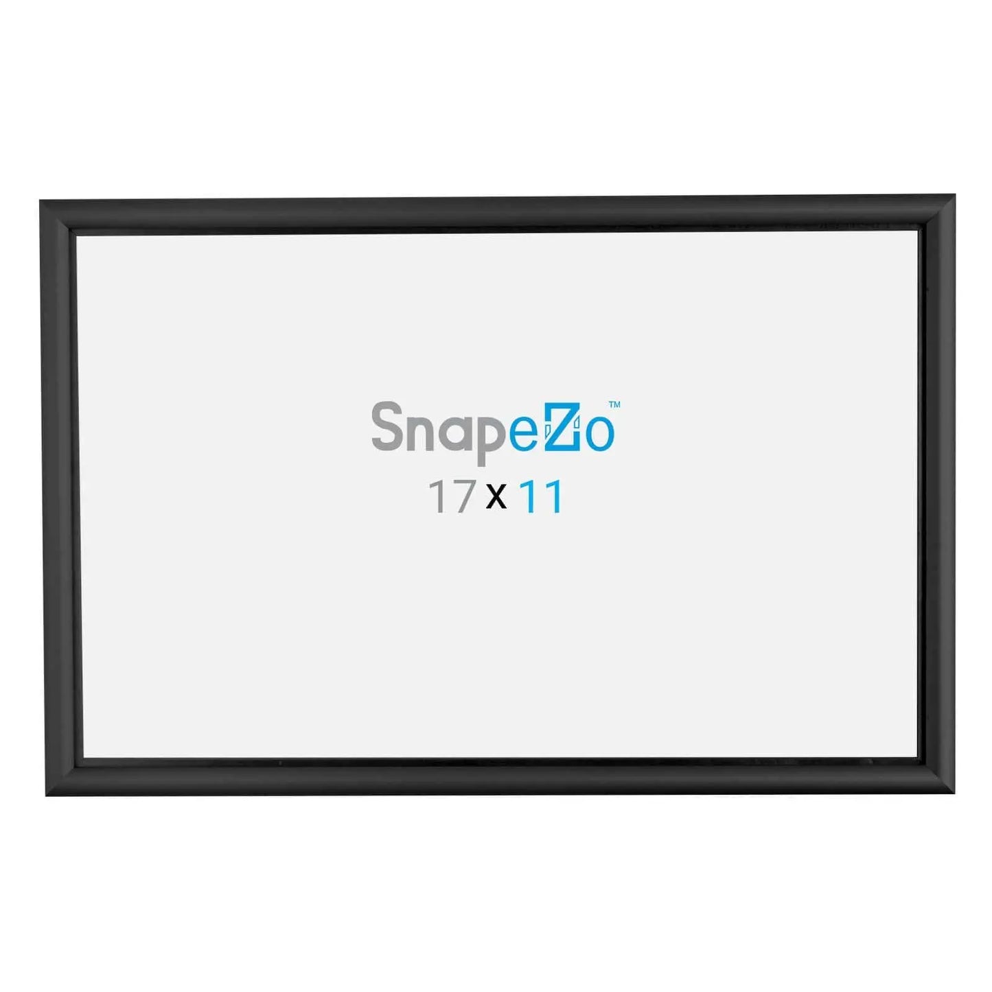 11x17 Black SnapeZo® Snap Frame - 0.6" Profile - Snap Frames Direct