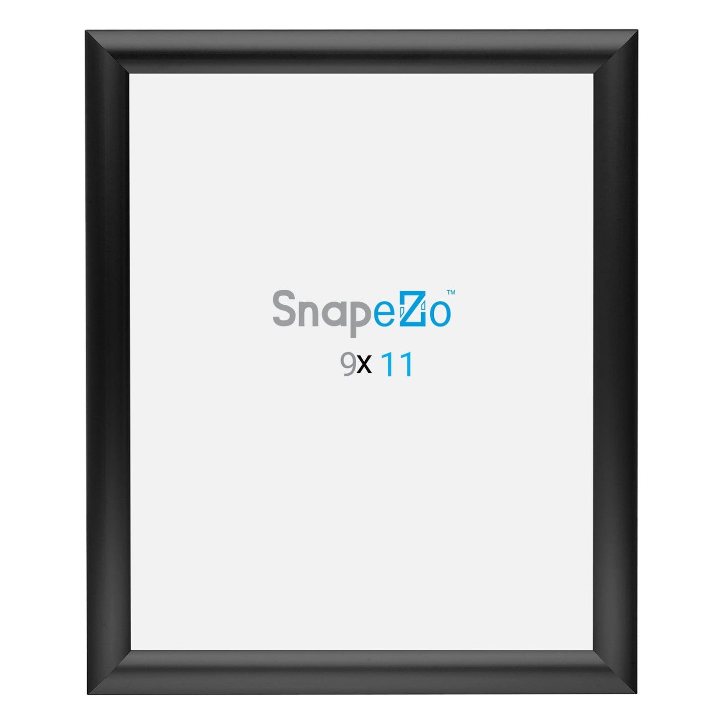 9x11 Black SnapeZo® Snap Frame - 1" Profile - Snap Frames Direct