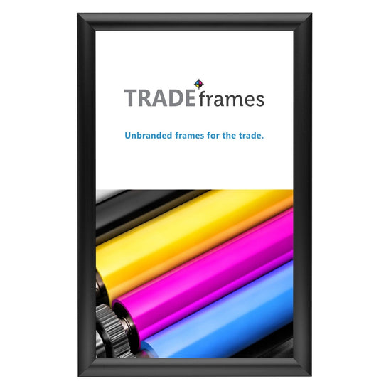 8.5x14 Inches Black Snap Frame - 1" Profile - Snap Frames Direct