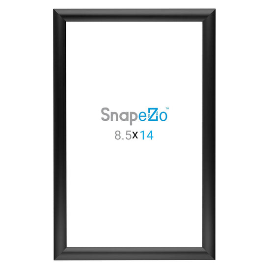 8.5x14 Black SnapeZo® Poster Snap Frame 1" - Snap Frames Direct