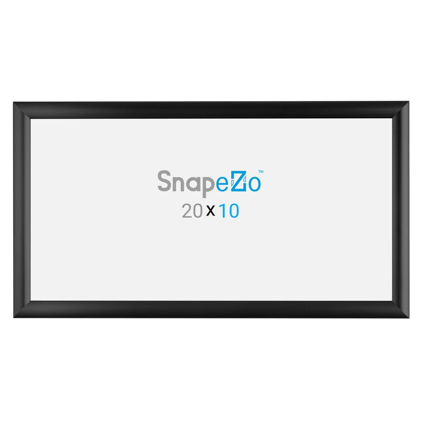 10x20 Black SnapeZo® Snap Frame - 1" Profile - Snap Frames Direct