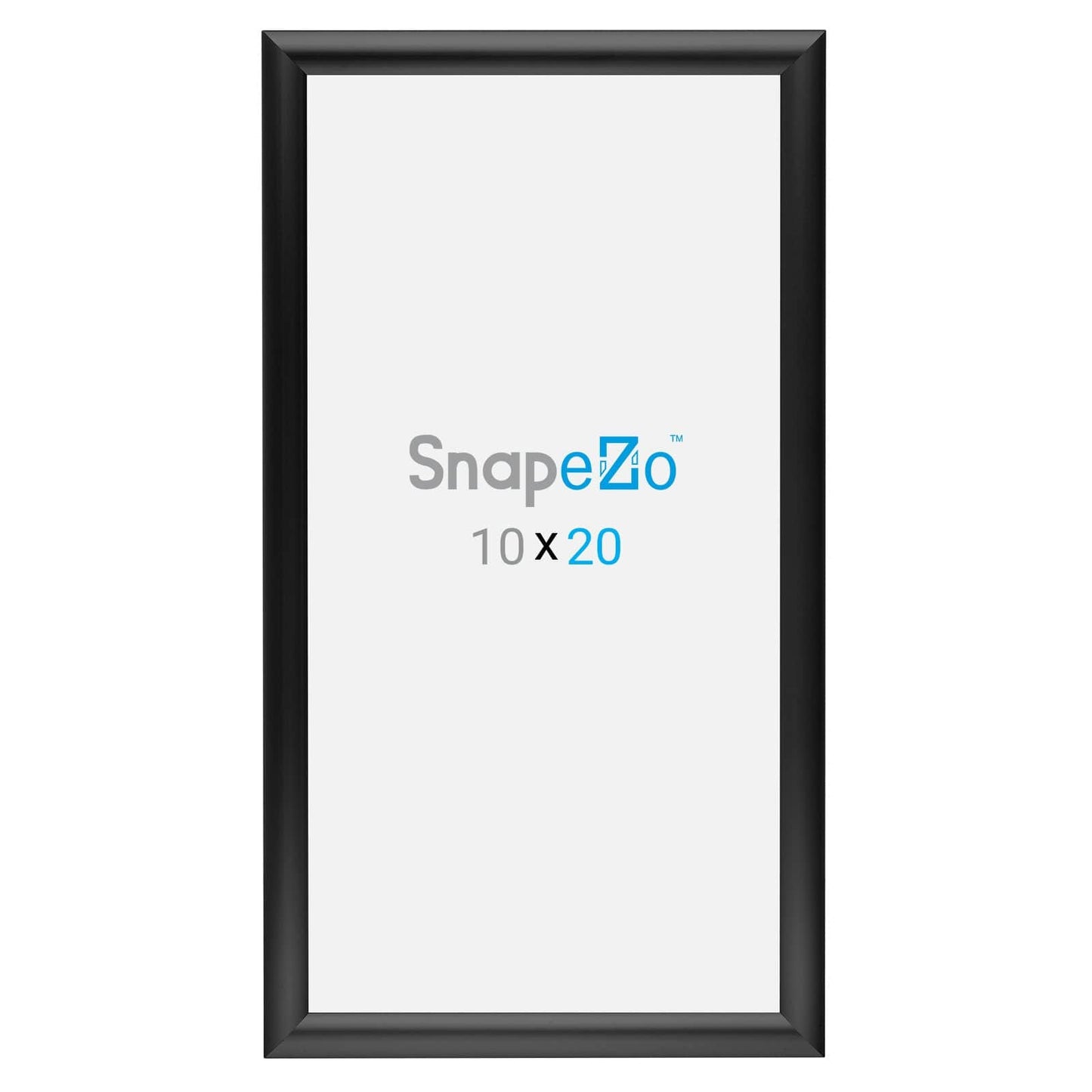 10x20 Black SnapeZo® Snap Frame - 1" Profile - Snap Frames Direct