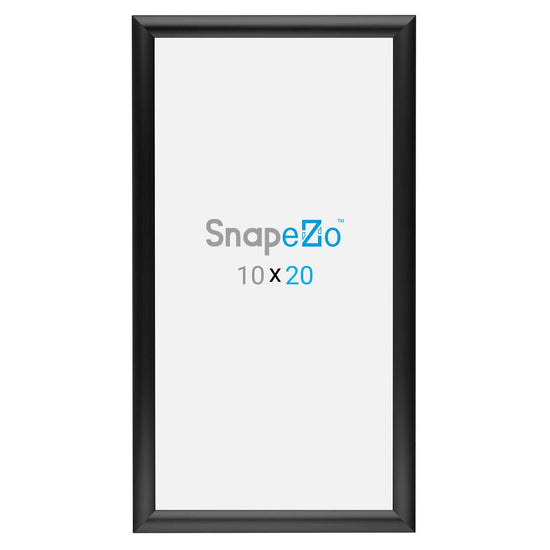 10x20 Black SnapeZo® Snap Frame - 1" Profile - Snap Frames Direct