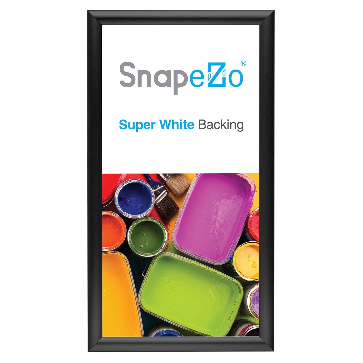 10x20 Black SnapeZo® Snap Frame - 1" Profile - Snap Frames Direct