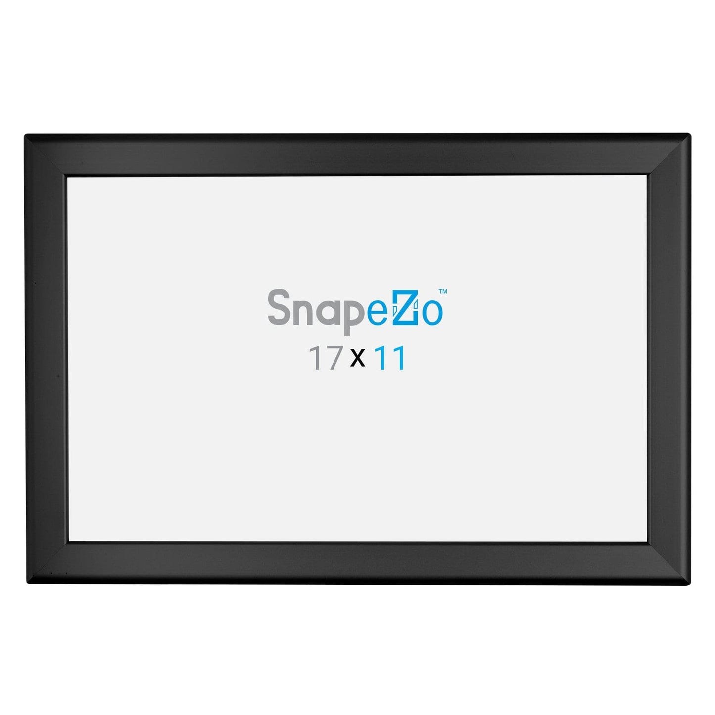 11x17 Black SnapeZo® Poster Snap Frame 1.25" - Snap Frames Direct