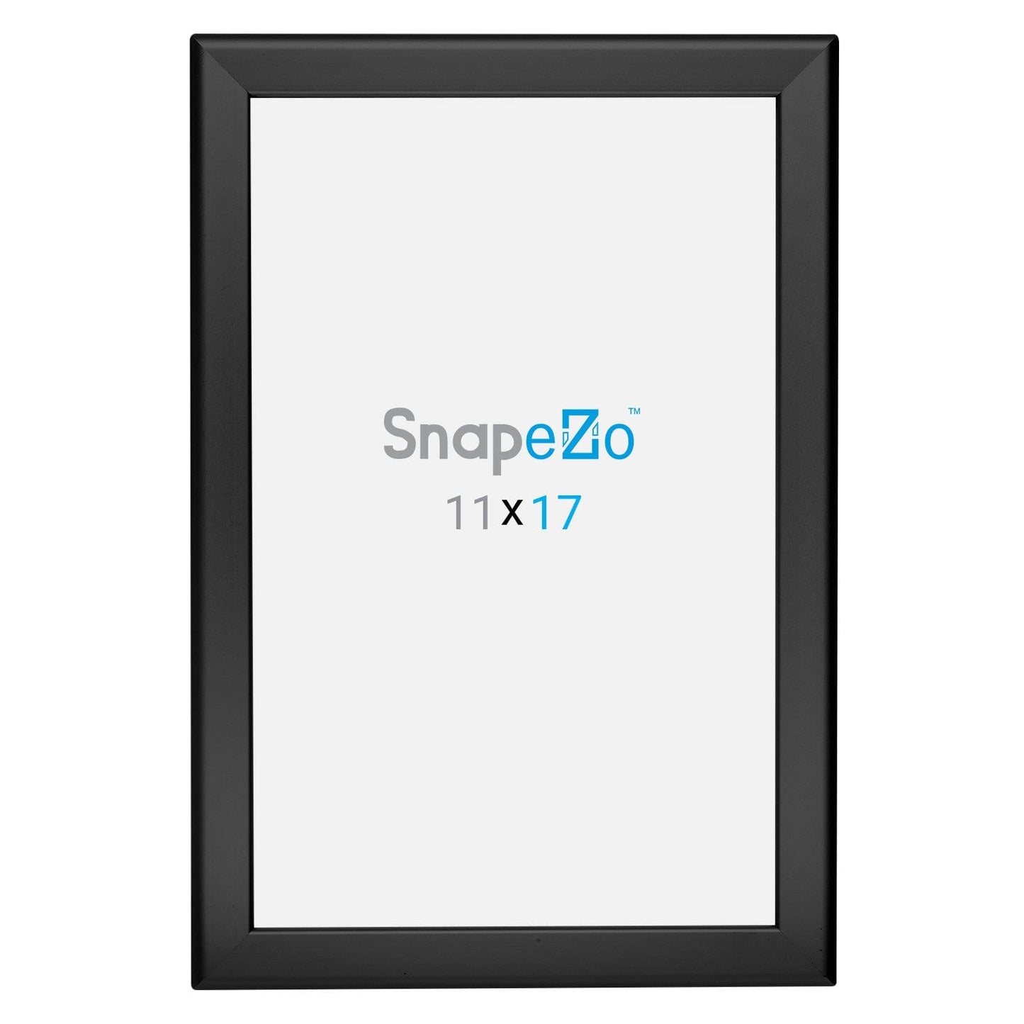 11x17 Black SnapeZo® Poster Snap Frame 1.25" - Snap Frames Direct